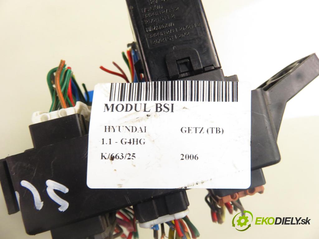HYUNDAI GETZ (TB) HB 2006 49,00 1.1 SOHC 12V 67 - G4HG 1086,00 MODUL BSI 911981C220