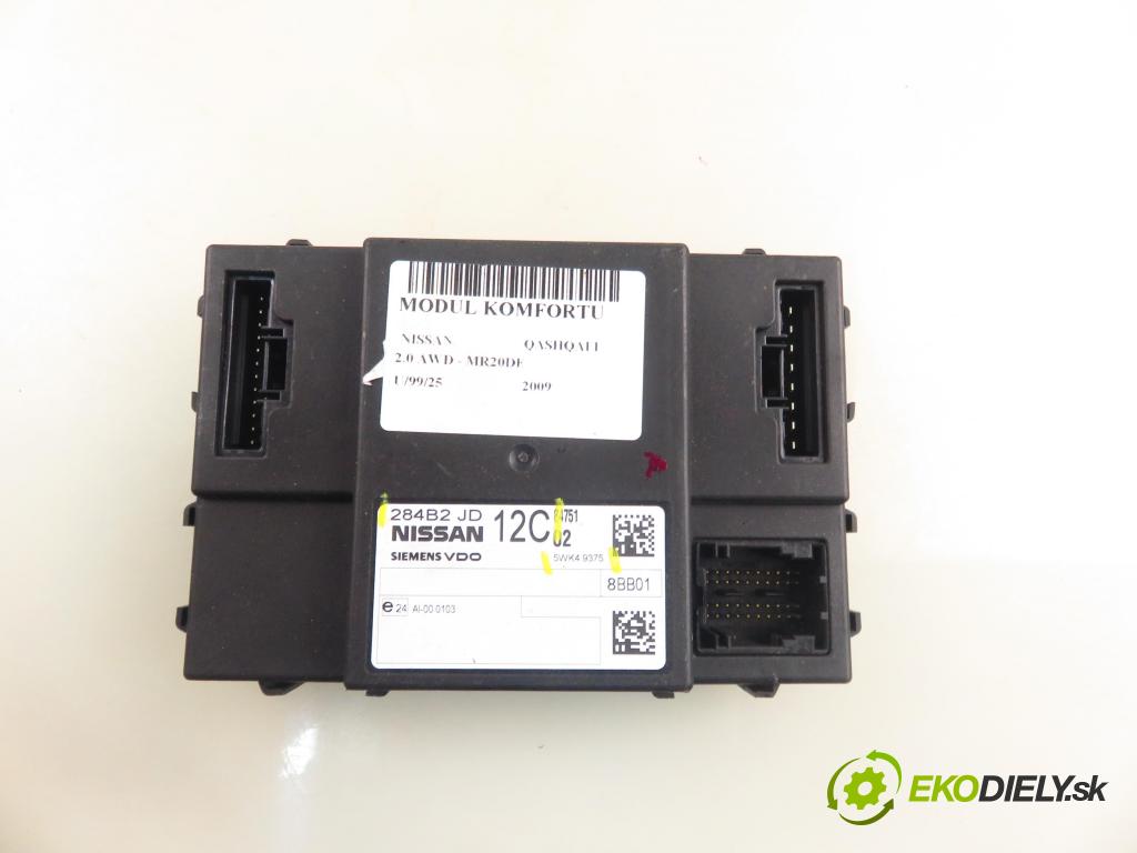 NISSAN QASHQAI / QASHQAI +2 I (J10, JJ10) CROSSOVER 2009 104,00 2.0 AWD 141 - MR20DE 1997,00 MODUL komfortu 284B2JD12C ; 5WK49375
