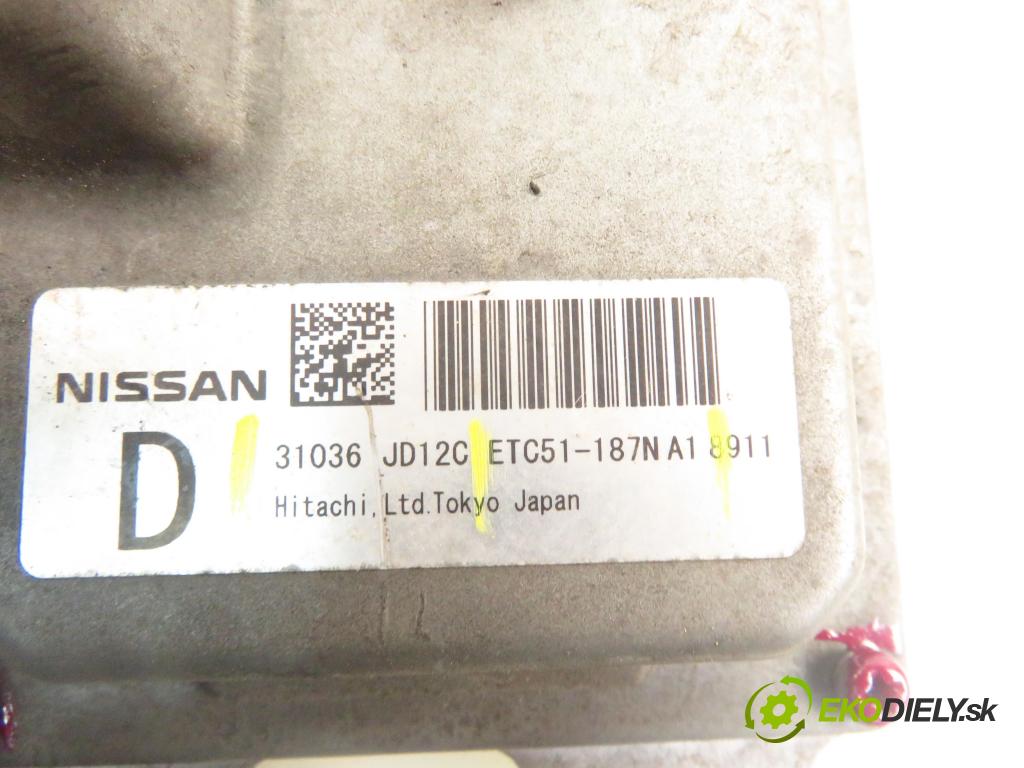 NISSAN QASHQAI / QASHQAI +2 I (J10, JJ10) CROSSOVER 2009 104,00 2.0 AWD 141 - MR20DE 1997,00 Riadiaca jednotka prevodovky 31036JD12C ; ETC51187NA1