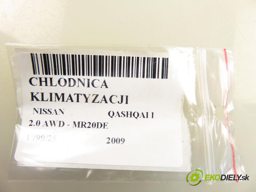 NISSAN QASHQAI / QASHQAI +2 I (J10, JJ10) CROSSOVER 2009 104,00 2.0 AWD 141 - MR20DE 1997,00 chladič klimatizácie 92100JD200 ; 995888E (Chladič klimatizácie)