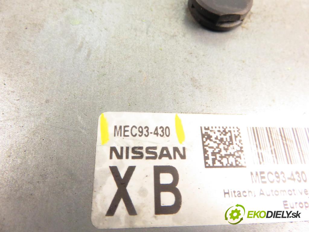 NISSAN QASHQAI / QASHQAI +2 I (J10, JJ10) CROSSOVER 2009 104,00 2.0 AWD 141 - MR20DE 1997,00 Riadiaca jednotka Motor MEC93430