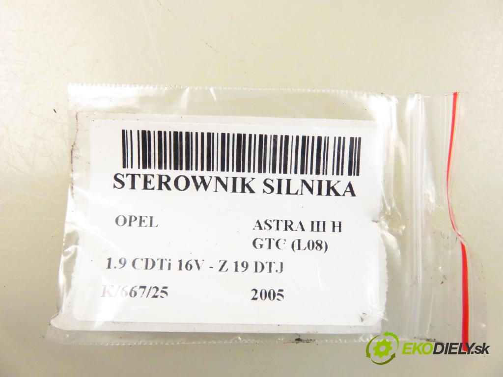 OPEL ASTRA H GTC (L08) HB 2005 88,00 1.9 CDTi 16V - Z 19 DTJ 1910,00 Riadiaca jednotka Motor 55198054 ; 0281012122