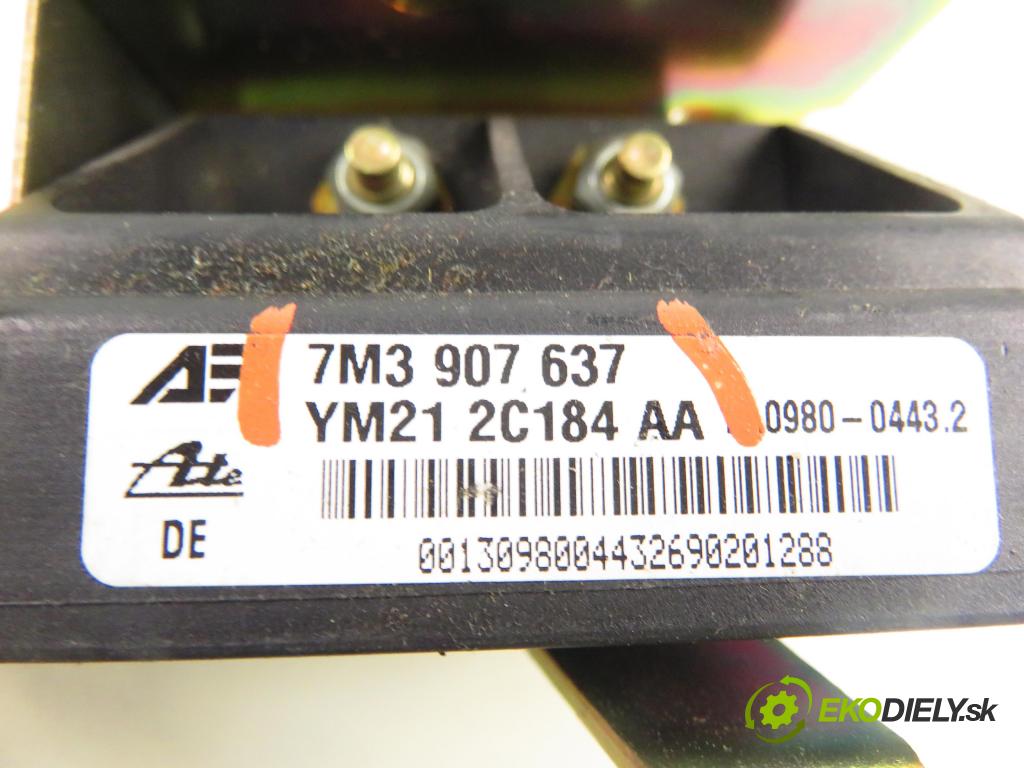 VW SHARAN (7M8, 7M9, 7M6) MINIVAN 2000 85,00 1.9 TDI PD 115 - AUY 1896,00 snímač ESP 7M3907637 ; YM212C184AA ; 1J0907651A