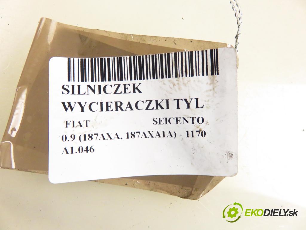 FIAT SEICENTO / 600 (187_) HB 2001 29,00 0.9 39 - 1170 A1.046 899,00 motorek stěrače ZADNÍ: TGE430R