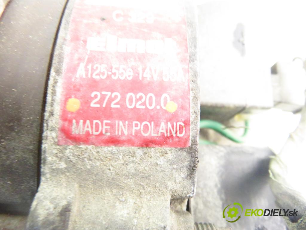 FIAT SEICENTO / 600 (187_) HB 2001 29,00 0.9 39 - 1170 A1.046 899,00 Alternátor 2720200 (Alternátor)