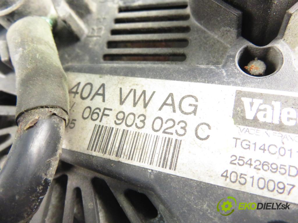 VW TOURAN (1T1, 1T2) MINIVAN 2005 77,00 1.9 TDI - BKC 1896,00 Alternátor 06F903023C (Alternátor)