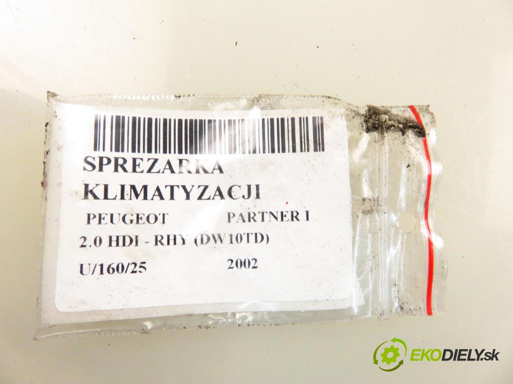 PEUGEOT PARTNER Combispace (5F) KOMBIVAN 2002 66,00 2.0 HDI - RHY (DW10TD) 1997,00 KOMPRESOR: klimatizácie 9640486480 (Kompresor klimatizácie)