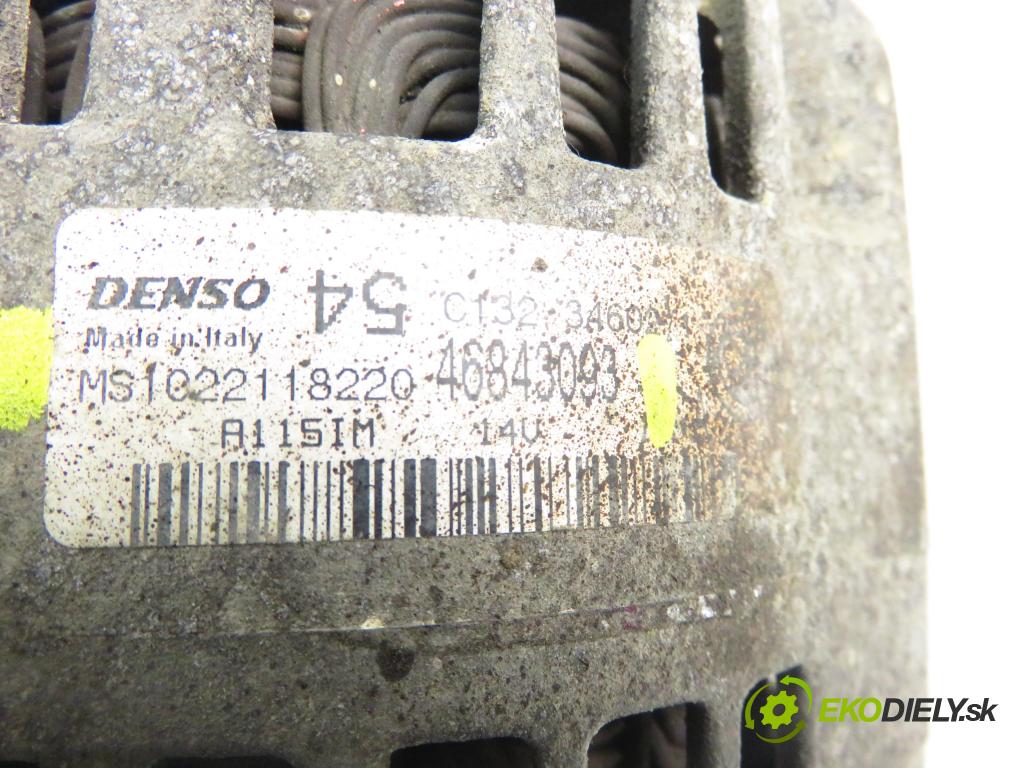 FIAT PUNTO (188_) HB 2003 44,00 1.2 60 - 188 A4.000 1242,00 Alternátor 46843093 ; MS1022118220 (Alternátor)