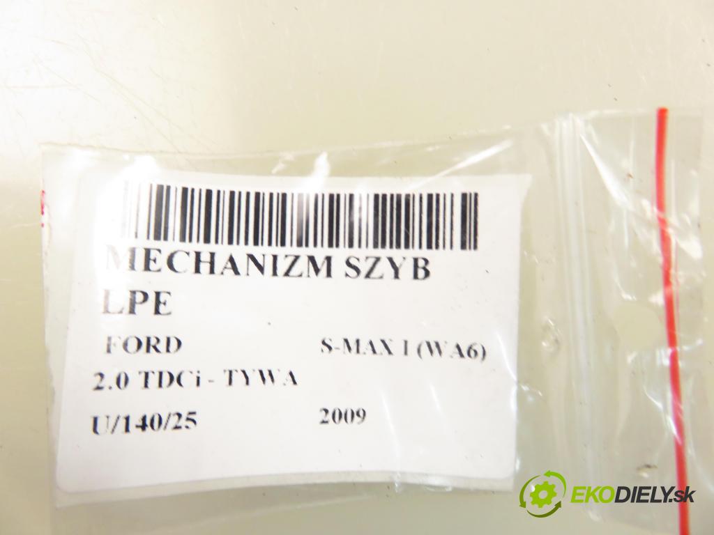 FORD S-MAX (WA6) MINIVAN 2009 85,00 2.0 TDCi - TYWA 1997,00 mechanismus oken