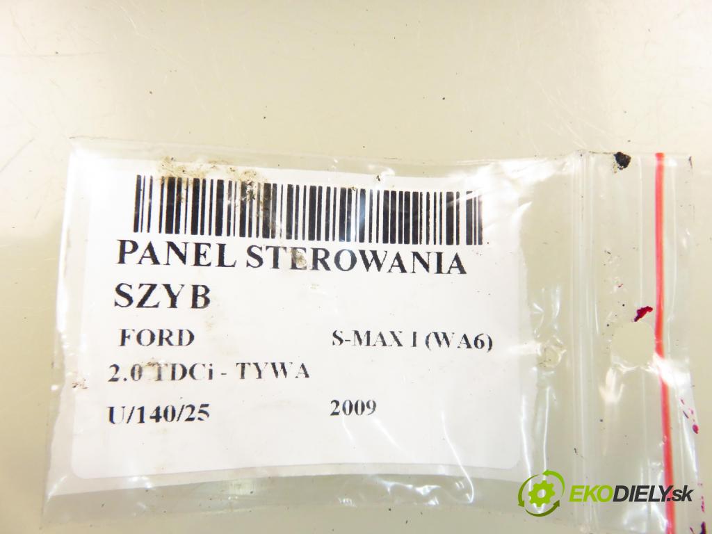 FORD S-MAX (WA6) MINIVAN 2009 85,00 2.0 TDCi - TYWA 1997,00 Panel ovládania okien 7S7T14A132BC