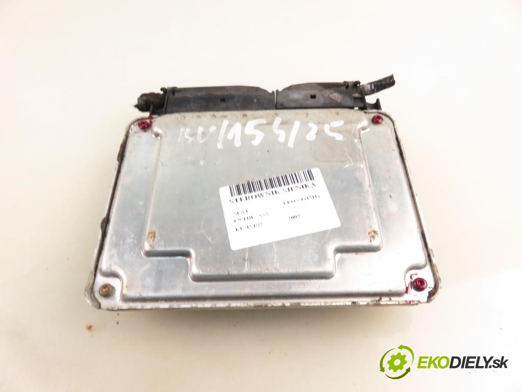 SEAT LEON (1M1) HB 2002 81,00 1.9 TDI 110 - ASV 1896,00 Riadiaca jednotka Motor 038906012FK ; 0281010683