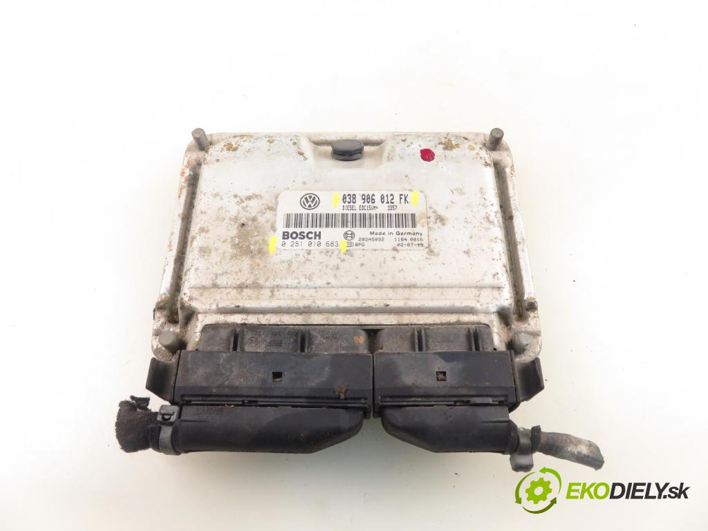 SEAT LEON (1M1) HB 2002 81,00 1.9 TDI 110 - ASV 1896,00 Riadiaca jednotka Motor 038906012FK ; 0281010683