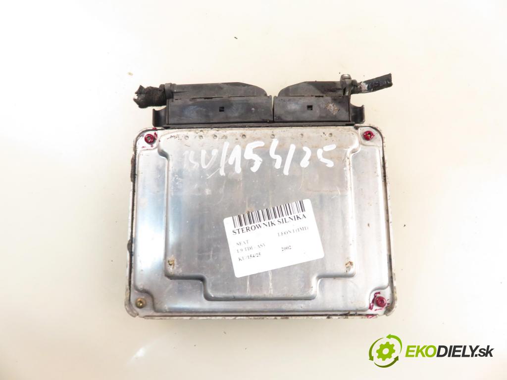 SEAT LEON (1M1) HB 2002 81,00 1.9 TDI 110 - ASV 1896,00 Riadiaca jednotka Motor 038906012FK ; 0281010683