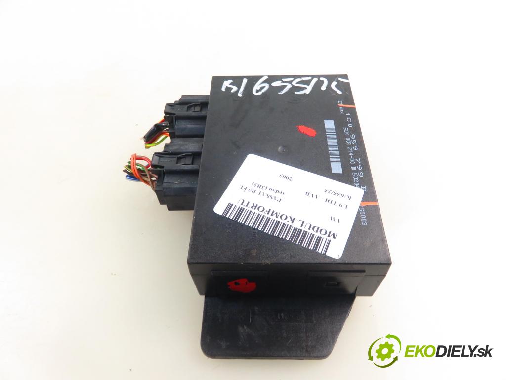 VW PASSAT B5.5 (3B3) SEDAN 2005 74,00 1.9 TDI PD 101 - AVB 1896,00 MODUL komfortu 1C0959799B