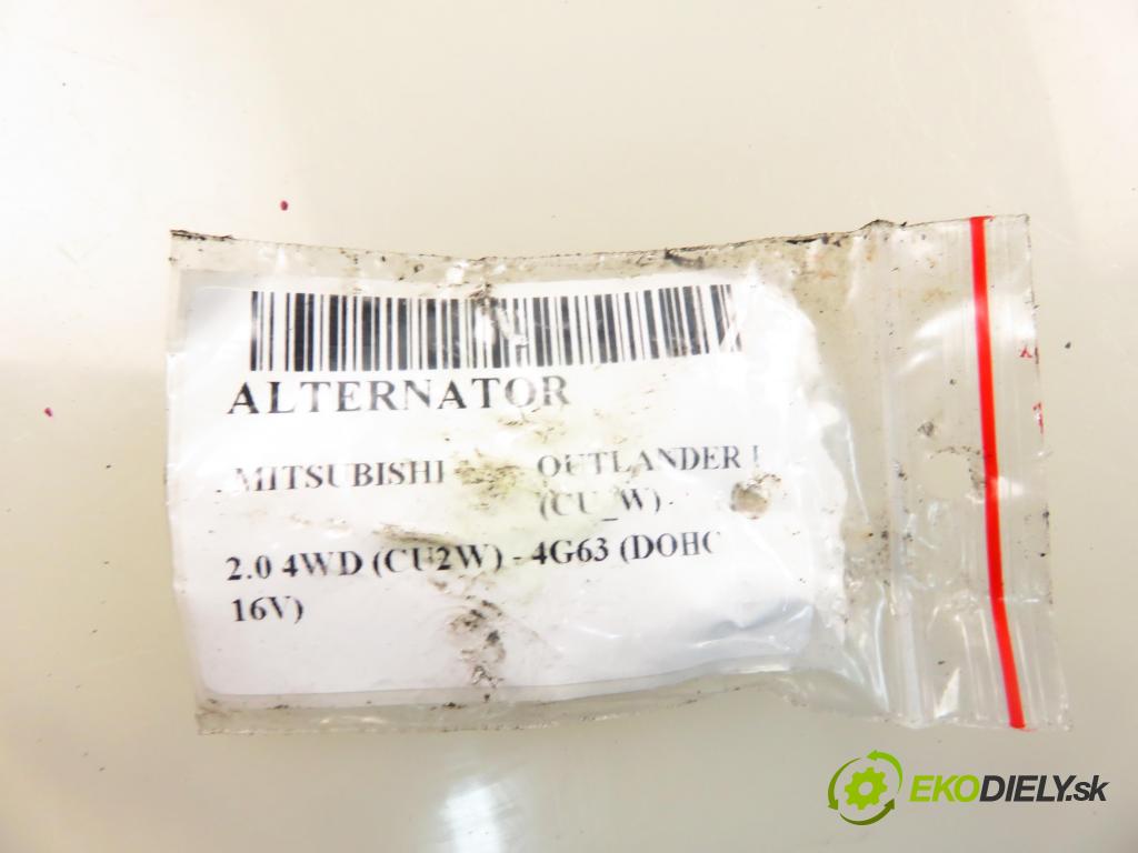 MITSUBISHI OUTLANDER I (CU_W) SUV 2003 100,00 2.0 4WD (CU2W) - 4G63 (DOHC 16V) 1997,00 Alternátor MN163016 ; A3TB6091 (Alternátor)