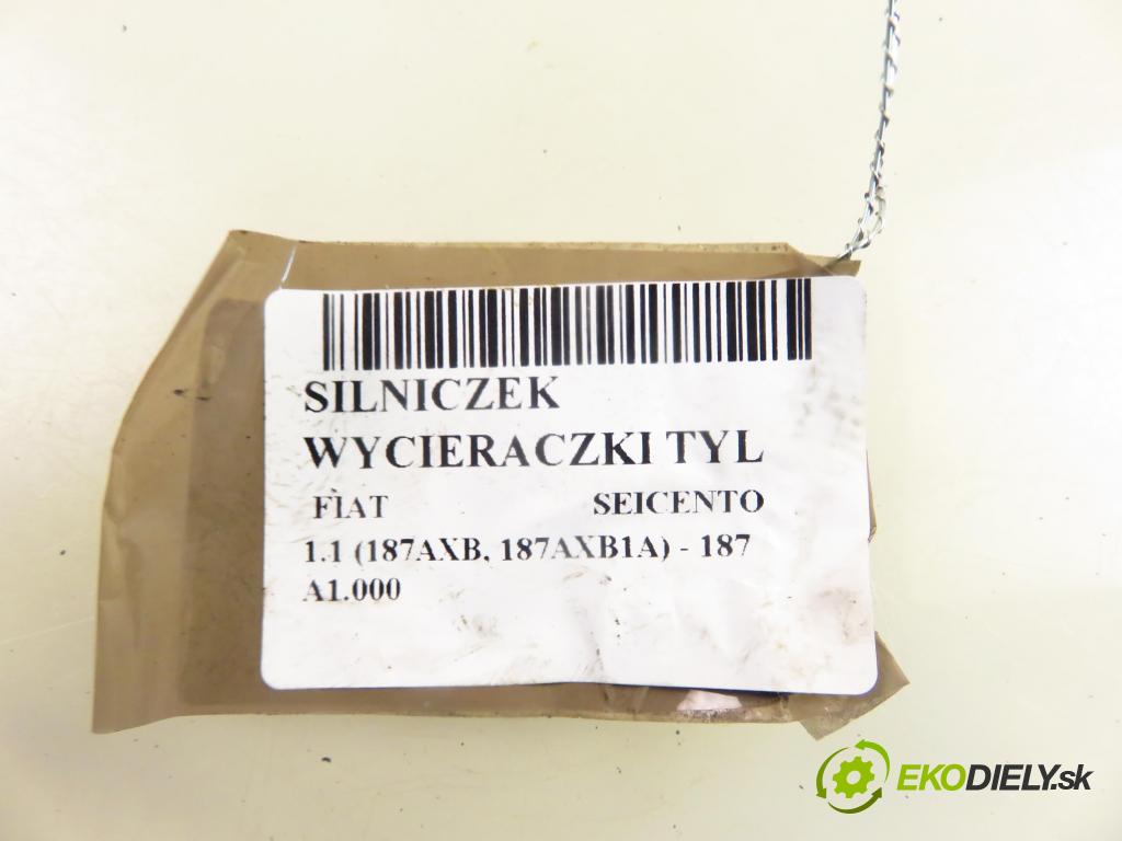 FIAT SEICENTO / 600 (187_) HB 2007 40,00 1.1 54 - 187 A1.000 1108,00 motorek stěrače ZADNÍ: TGE430R