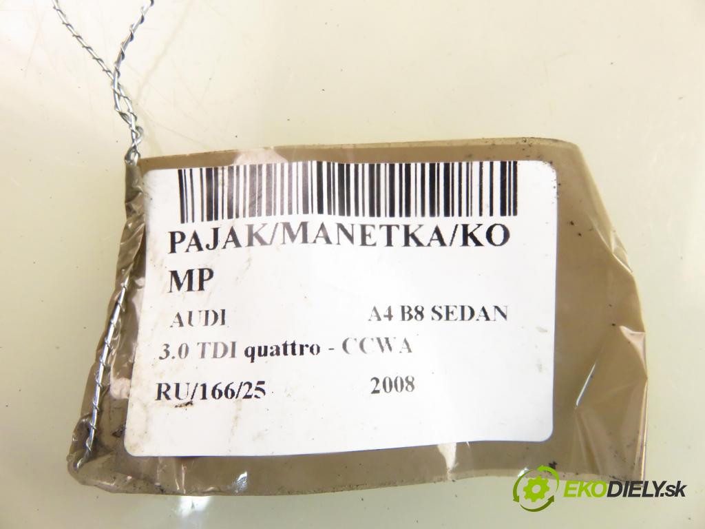 AUDI A4 (8K2, B8) SEDAN 2008 176,00 3.0 TDI quattro - CCWA 2967,00 PAKA/ŘAZENÍ/SADA: 8K0953502BC
