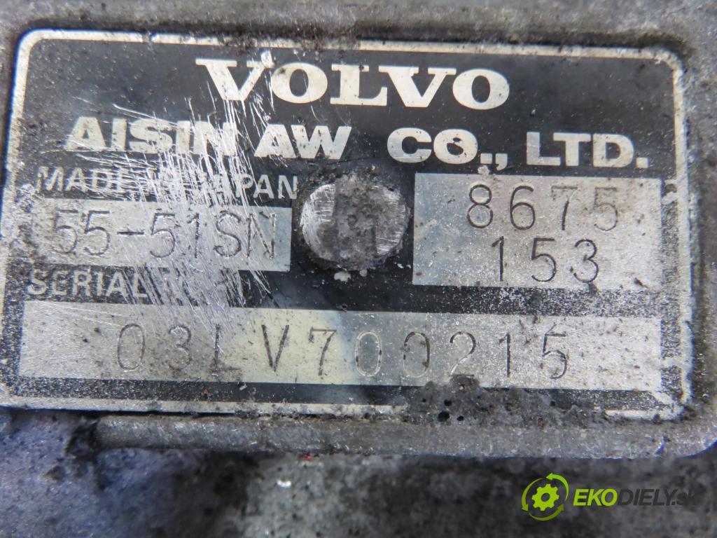 VOLVO V70 II SW (285) KOMBI 2004 154,00 2.5 T AWD 209 - B 5254 T2 2521,00 Prevodovka automatická P8675153 ; 5551SN
