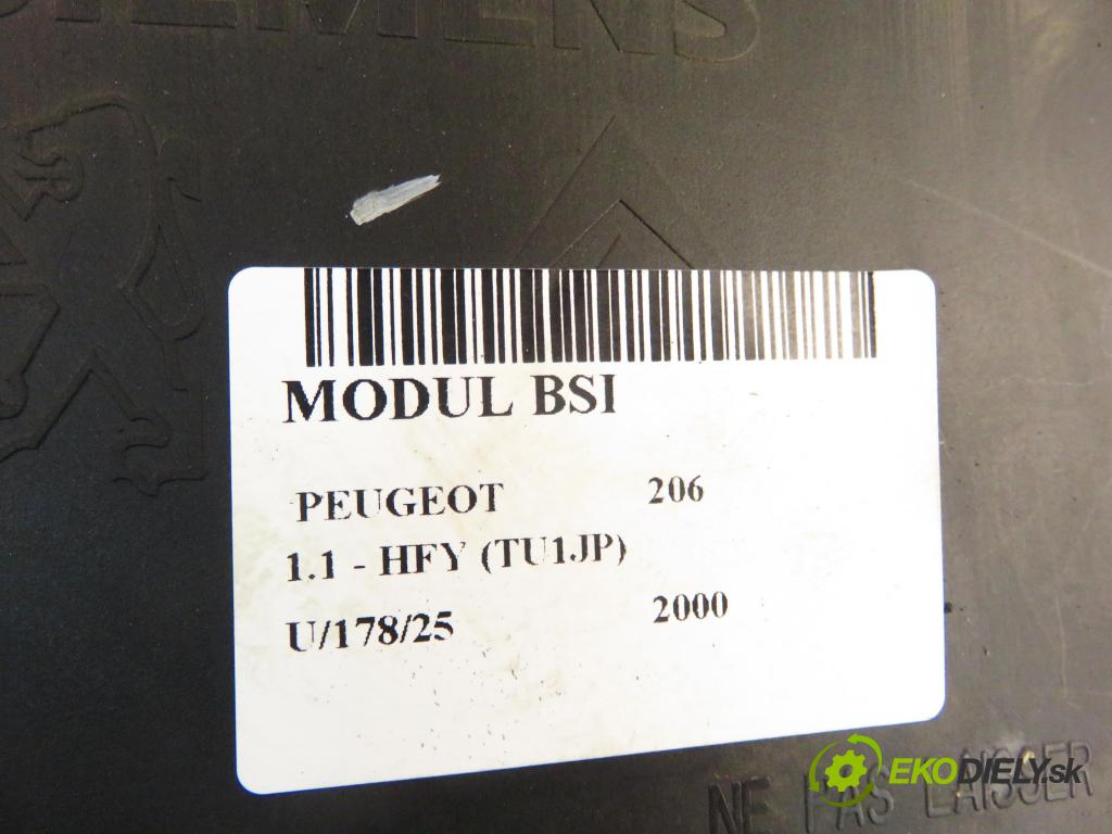 PEUGEOT 206 liftback (2A/C) HB 2000 40,00 1.1 - HFY (TU1JP) 1124,00 MODUL BSI S105872300G ; 9626460880