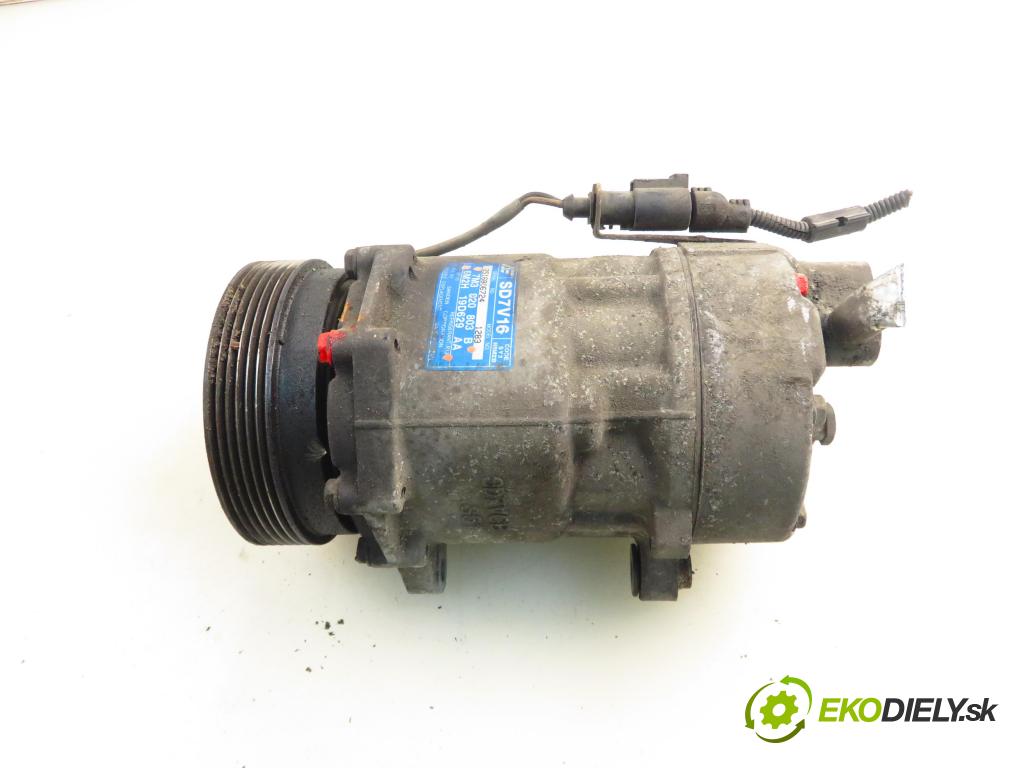 VW SHARAN (7M8, 7M9, 7M6) MINIVAN 2000 85,00 1.9 TDI PD 115 - AUY 1896,00 KOMPRESOR: klimatizácie 7M3820803B ; 6M2H19D629AA (Kompresor klimatizácie)