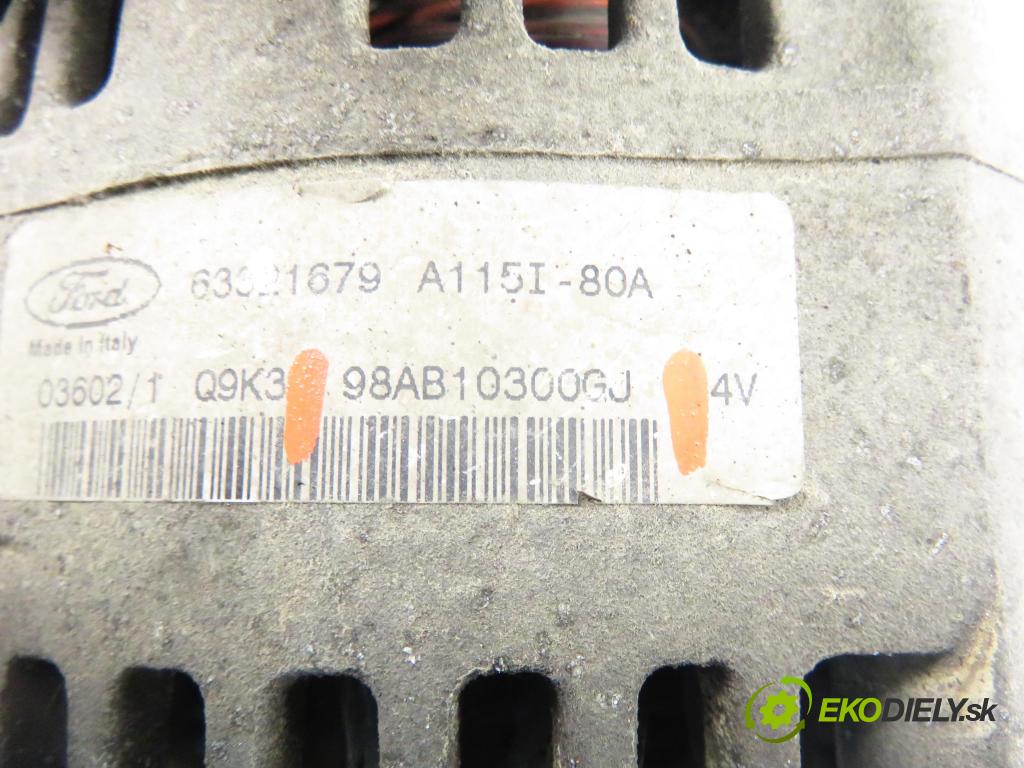 FORD FOCUS (DAW, DBW) HB 2002 74,00 1.6 16V 100 - FYDC 1596,00 Alternátor 98AB10300GJ (Alternátor)