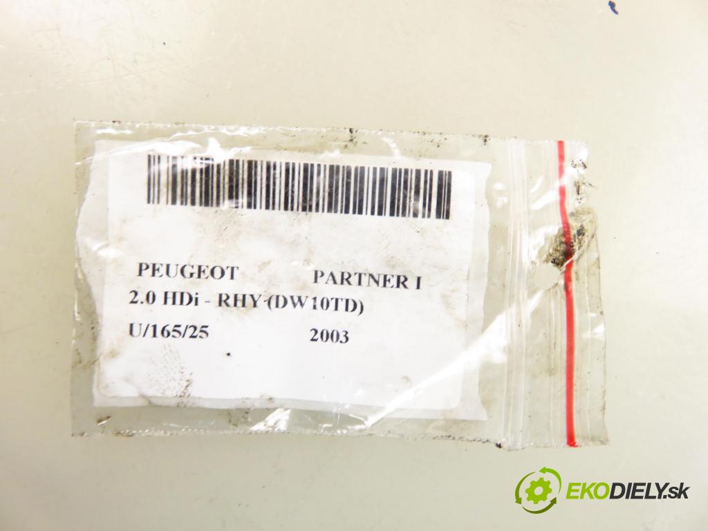 PEUGEOT PARTNER Skrzynia (5_, G_) FURGON 2003 66,00 2.0 HDi - RHY (DW10TD) 1997,00 vstřikovač 9636819380 (Vstřikovače)
