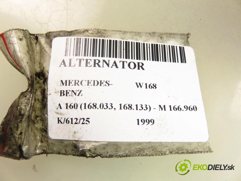 MERCEDES-BENZ KLASA A (W168) HB 1999 75,00 1.6 102 A 160  M 166.960 1598,00 Alternátor  (Alternátor)