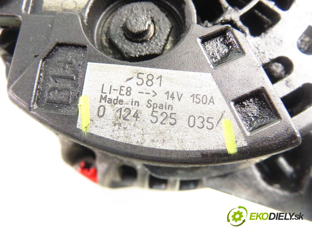 PEUGEOT 307 (3A/C) HB 2005 80,00 1.6 HDi 110 1560,00 Alternátor 9646321880 ; 0124525035 (Alternátor)