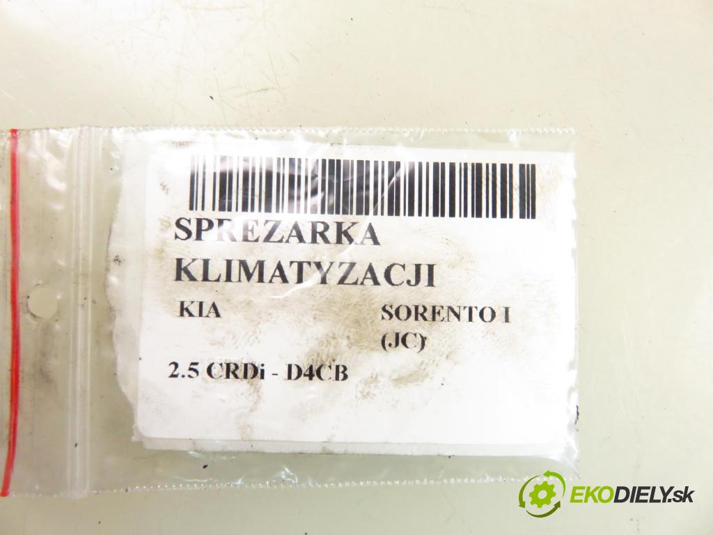 KIA SORENTO I (JC) SUV 2007 125,00 2.5 CRDi 170 - D4CB 2497,00 KOMPRESOR: klimatizácie  (Kompresor klimatizácie)