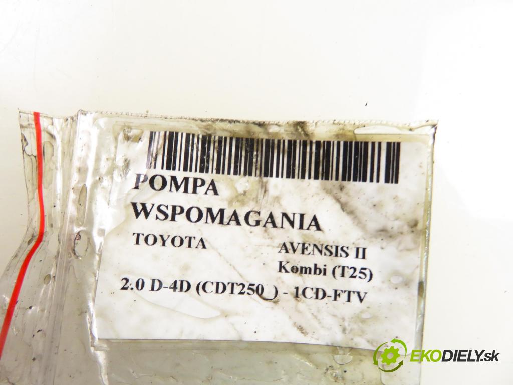 TOYOTA AVENSIS Kombi (_T25_) KOMBI 2004 85,00 2.0 D-4D 116 - 1CD-FTV 1995,00 Pumpa servočerpadlo  (Servočerpadlo, pumpa riadenia)