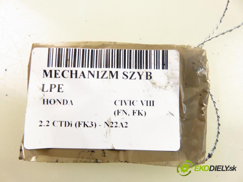 HONDA CIVIC VIII (FN, FK) HB 2006 103,00 2.2 CTDi (FK3) 140 - N22A2 2204,00 mechanismus oken