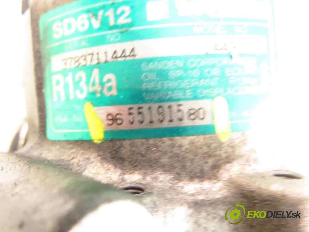 PEUGEOT 307 (3A/C) HB 2005 80,00 1.6 HDi 110 1560,00 KOMPRESOR: klimatizace  (Kompresor klimatizace)