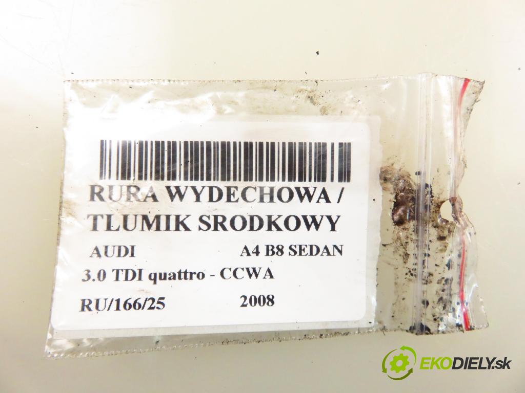 AUDI A4 (8K2, B8) SEDAN 2008 176,00 3.0 TDI quattro - CCWA 2967,00 potrubí VYČERPAT: 059131799R (Výfukové potrubí)