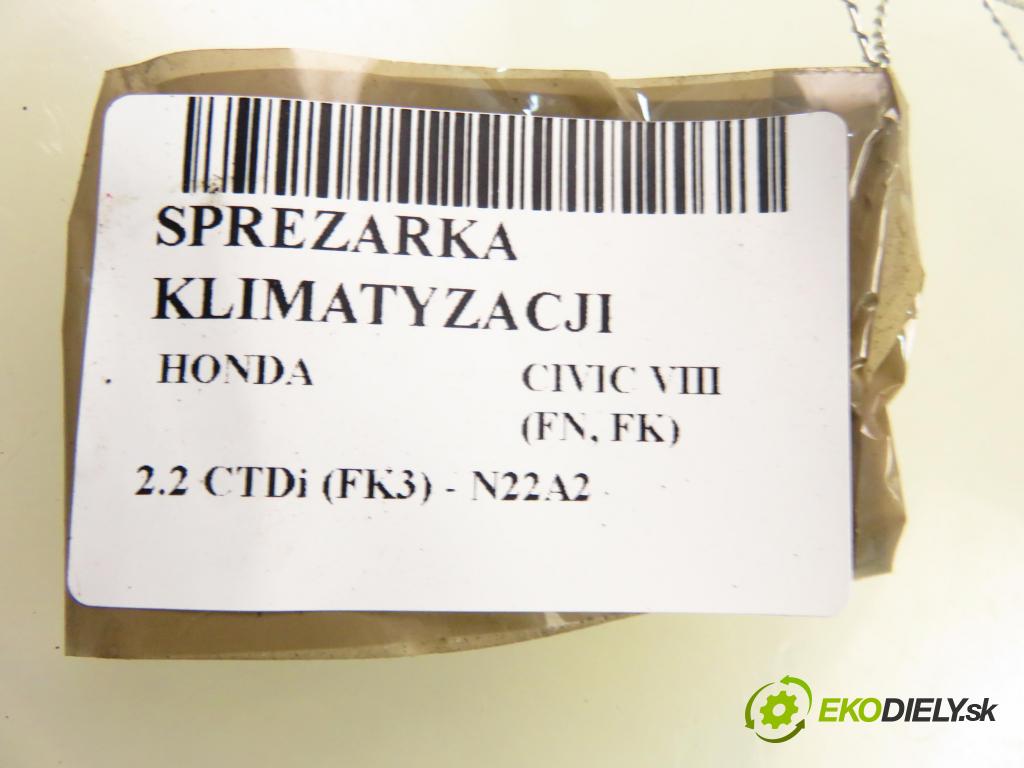 HONDA CIVIC VIII (FN, FK) HB 2006 103,00 2.2 CTDi (FK3) 140 - N22A2 2204,00 KOMPRESOR: klimatizace 38800RSRE010M2 (Kompresory)