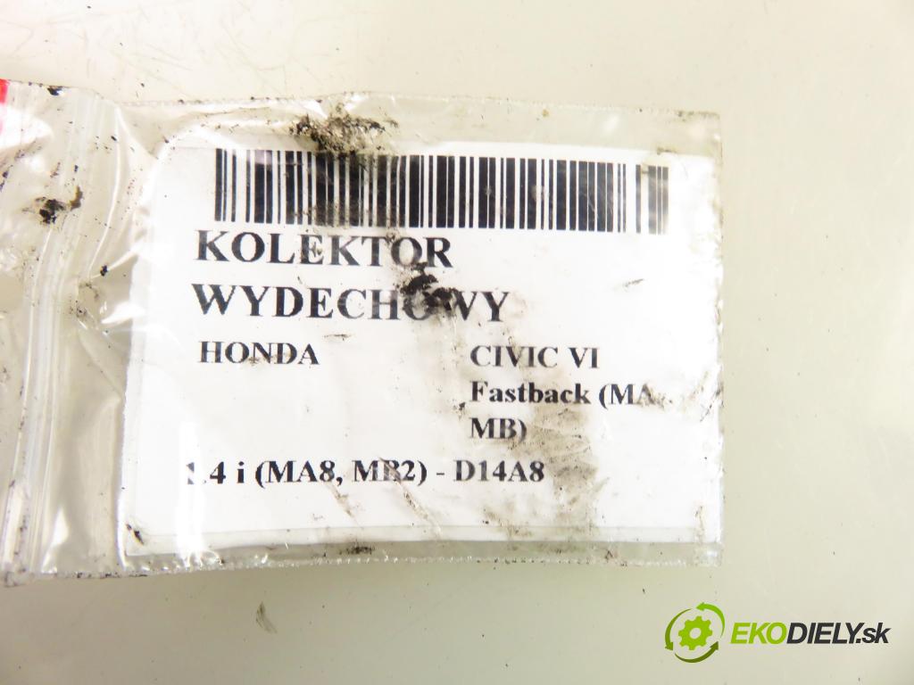 HONDA CIVIC VI Fastback (MA, MB) LIFTBACK 1997 66,00 1.4 i (MA8, MB2) - D14A8 1396,00 potrubí VYČERPAT:  (Výfukové potrubí)