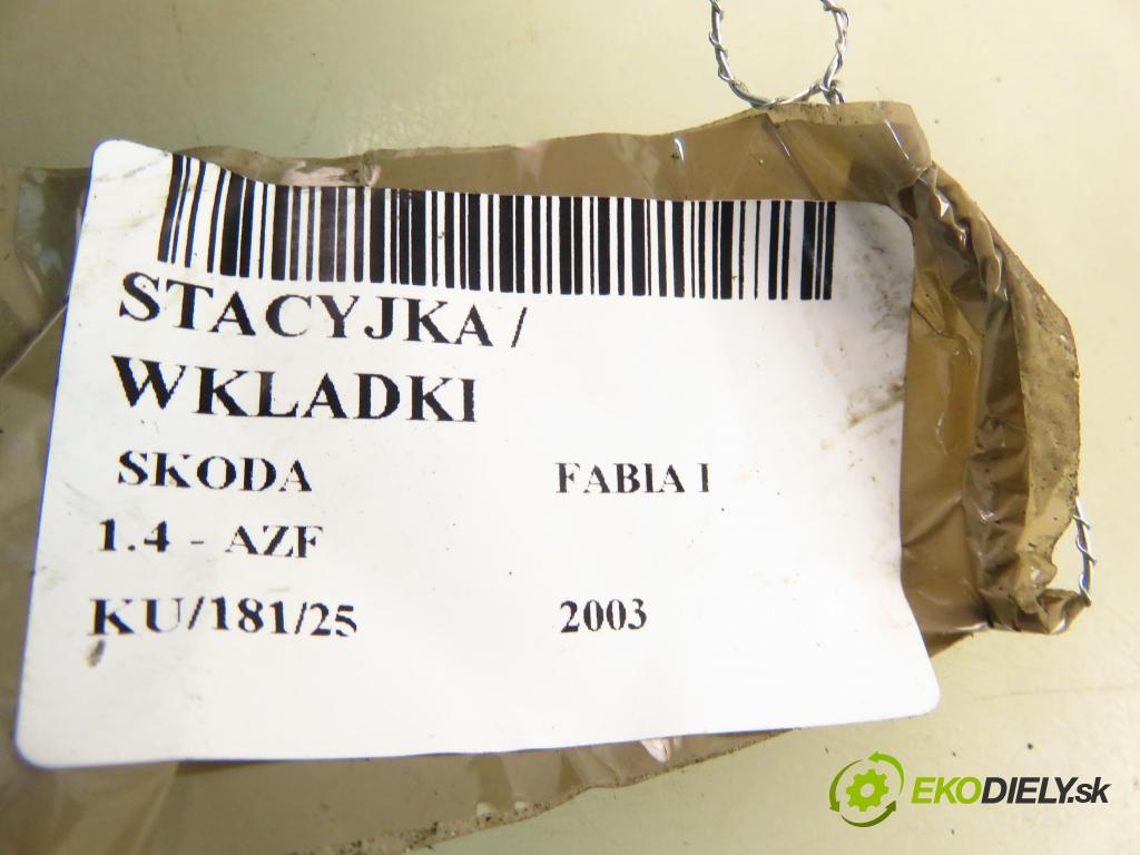 SKODA FABIA I (6Y2) HB 2003 44,00 1.4 - AZF 1397,00 spinačka / zámky 4B0905851C