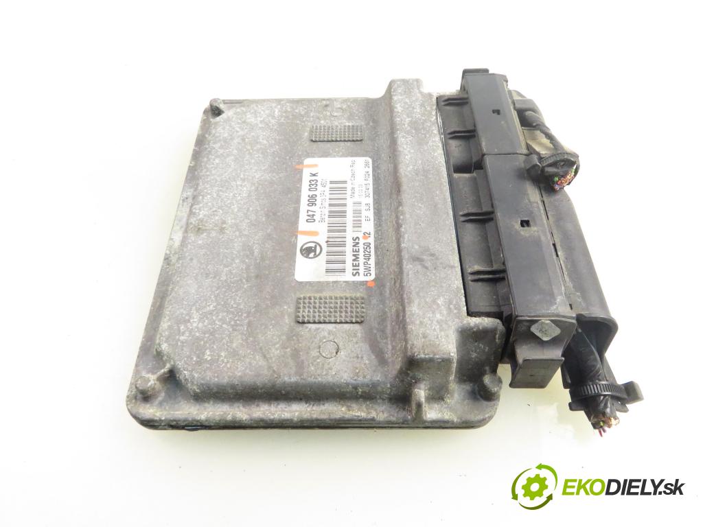 SKODA FABIA I (6Y2) HB 2003 44,00 1.4 - AZF 1397,00 Riadiaca jednotka Motor 047906033K ; 5WP40250