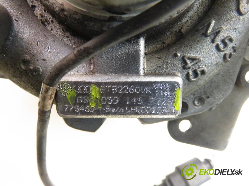 AUDI A4 (8K2, B8) SEDAN 2008 176,00 3.0 TDI quattro - CCWA 2967,00 Turbodúchadlo 059145722S (Turbodúchadlo (kompletné))