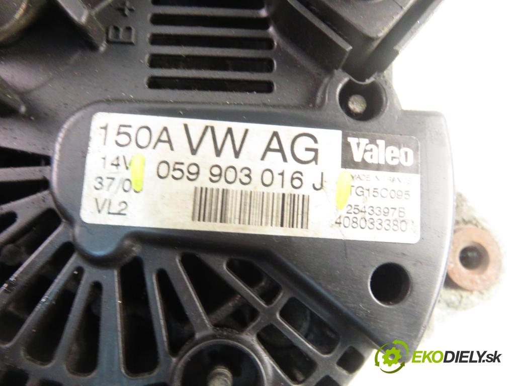 AUDI A4 (8K2, B8) SEDAN 2008 176,00 3.0 TDI quattro - CCWA 2967,00 Alternátor 059903016J (Alternátor)