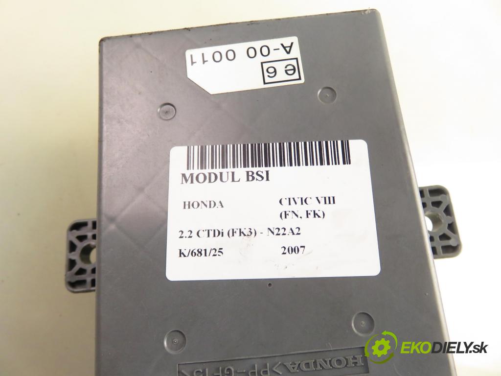 HONDA CIVIC VIII (FN, FK) HB 2007 103,00 2.2 CTDi (FK3) 140 - N22A2 2204,00 MODUL BSI SMGG330