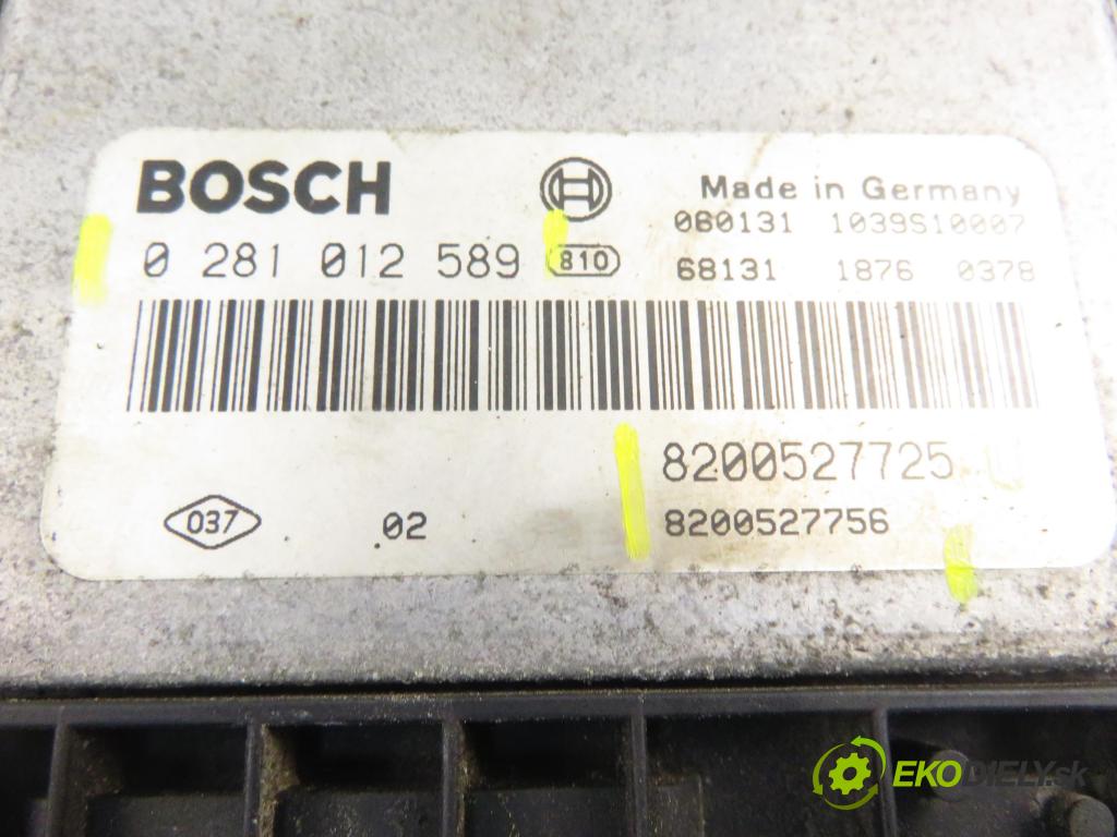 RENAULT MEGANE II Kombi (KM0/1_) KOMBI 2006 96,00 1.9 dCi - 131  F9Q 804  1870,00 Riadiaca jednotka Motor 8200527725 ; 8200527756 ; 0281012589