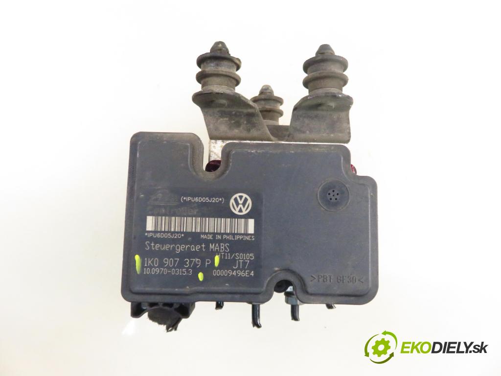 VW GOLF PLUS (5M1, 521) HB 2005 77,00 1.9 TDI PD 105 - BKC 1896,00 Pumpa ABS 1K0907379P ; 10097003153 ; 10020700544 (Pumpa ABS)