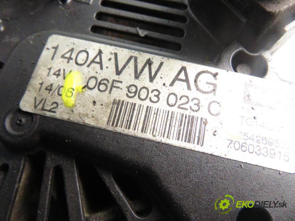 VW GOLF PLUS (5M1, 521) HB 2005 77,00 1.9 TDI PD 105 - BKC 1896,00 Alternátor 06F903023C (Alternátor)