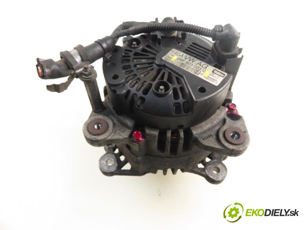 VW GOLF PLUS (5M1, 521) HB 2005 77,00 1.9 TDI PD 105 - BKC 1896,00 Alternátor 06F903023C (Alternátor)