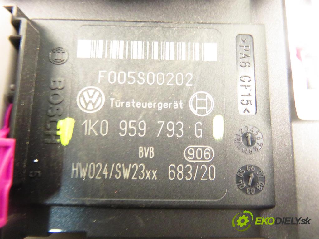 VW GOLF PLUS (5M1, 521) HB 2005 77,00 1.9 TDI PD 105 - BKC 1896,00 mechanismus oken 5M1837401D ; 1K0959793G ; 5M0837461