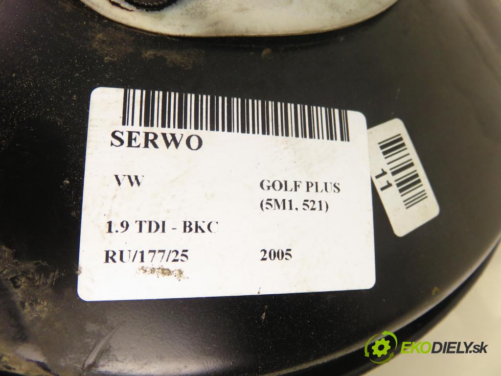 VW GOLF PLUS (5M1, 521) HB 2005 77,00 1.9 TDI PD 105 - BKC 1896,00 Posilovač 1K1614105AQ ; 0204051358 (Servočerpadlo, pumpa riadenia)