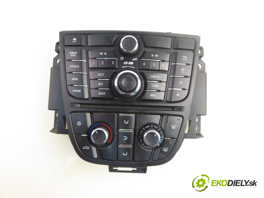 OPEL ASTRA J Sports Tourer (P10) KOMBI 2011 81,00 1.7 CDTI - A 17 DTJ 1686,00 Panel kúrenia KLIMATRONIK 13346052 ; 13346092