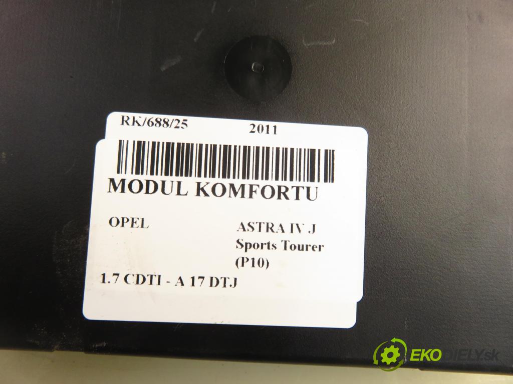 OPEL ASTRA J Sports Tourer (P10) KOMBI 2011 81,00 1.7 CDTI - A 17 DTJ 1686,00 MODUL komfortu 13579056