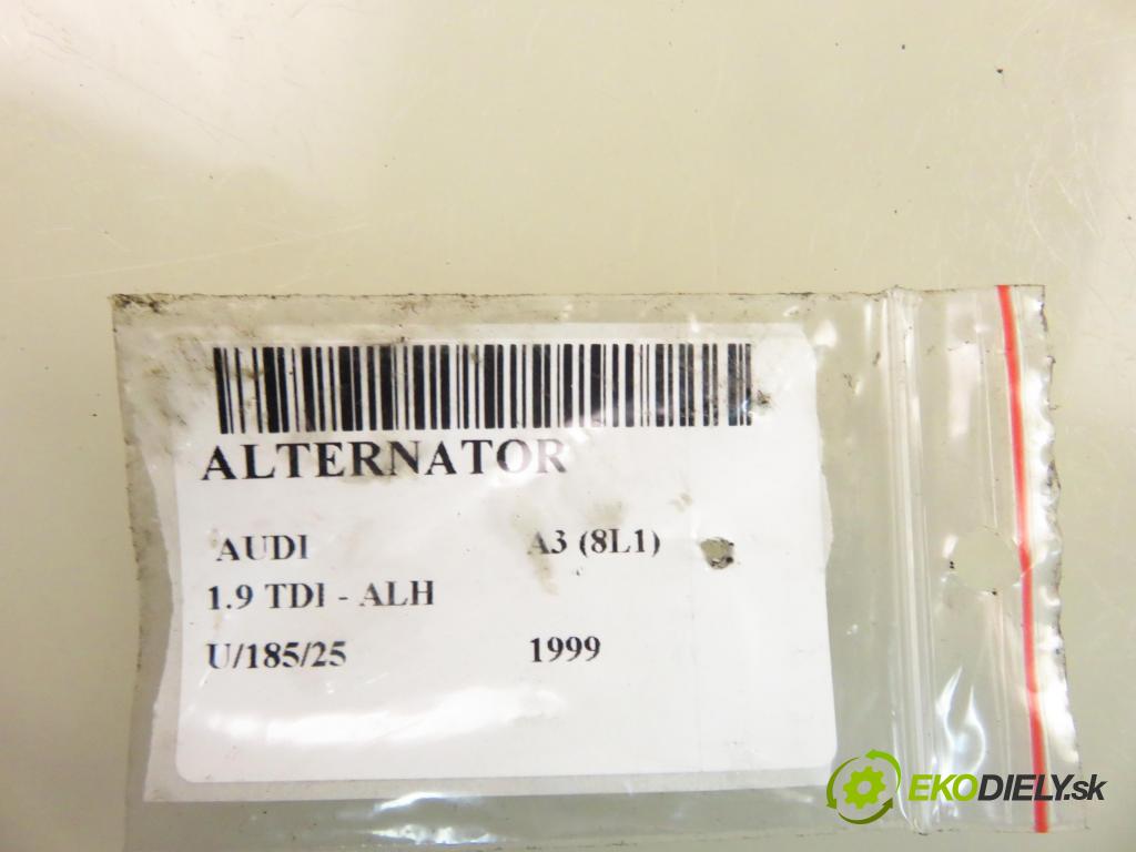 AUDI A3 (8L1) HB 1999 66,00 1.9 TDI 90 - ALH 1896,00 Alternátor 028903028E ; 0124515010 (Alternátor)