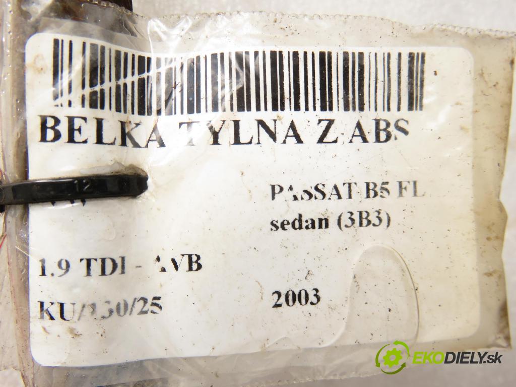 VW PASSAT B5.5 (3B3) SEDAN 2003 74,00 1.9 TDI PD 101 - AVB 1896,00 výztuha zadní část ABS